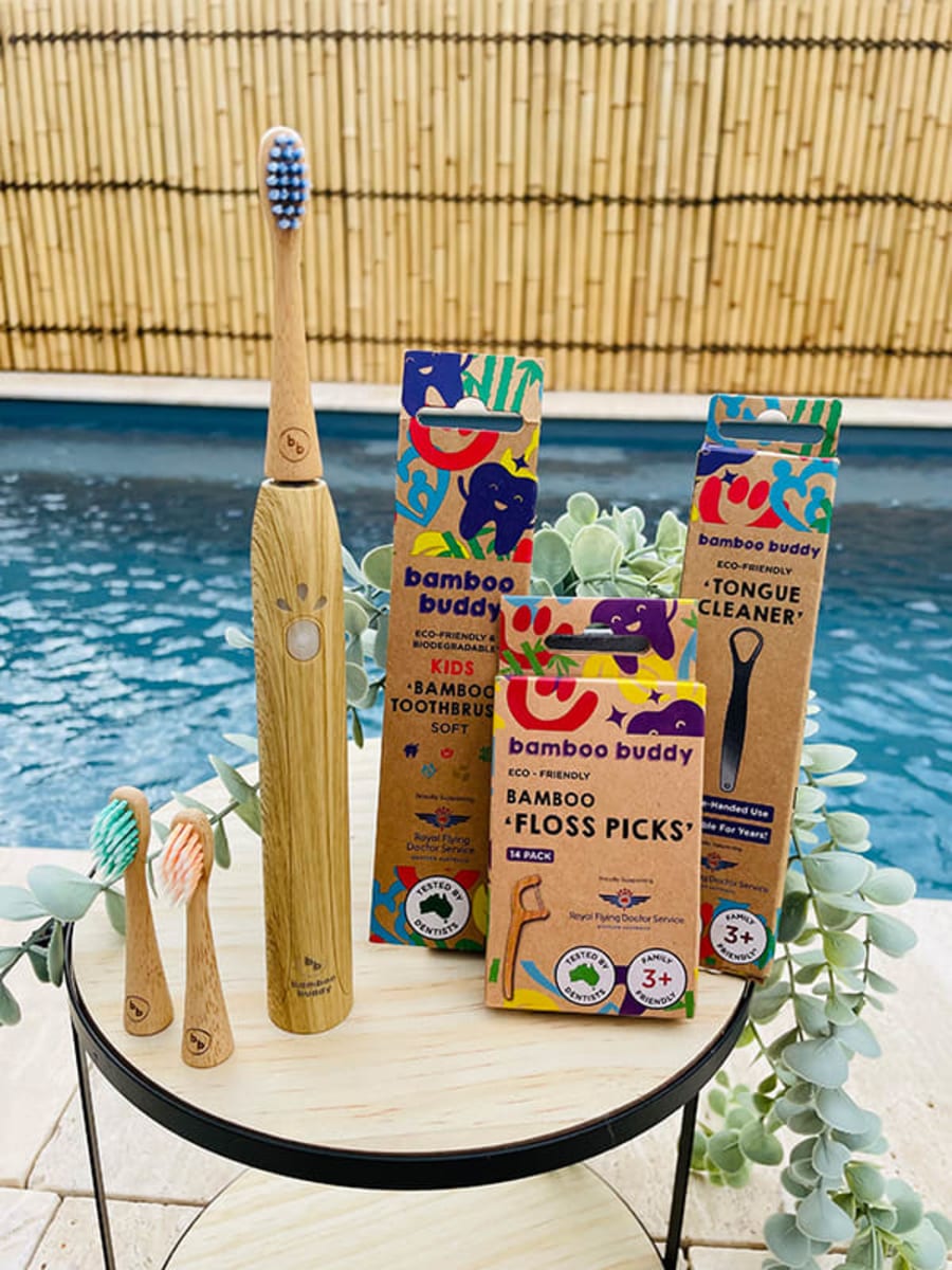 Children's Electric Bamboo Toothbrush (+ FREE Dental Goodies)