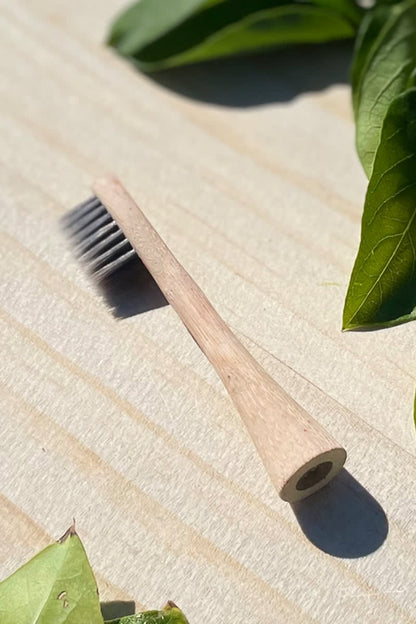 Adult Toothbrush Head Replacement 4 pack (Charcoal/PBT/Nylon 1010)