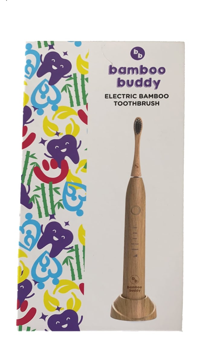 Adult Electric Bamboo Toothbrush Kit (Plus FREE Dental Hygiene Pack)