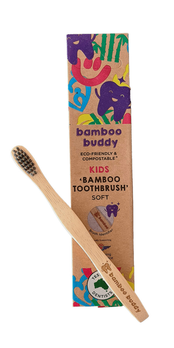 Kids Bamboo Toothbrush With Eco-Unique Identifiers