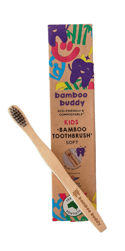 Kids Bamboo Toothbrush With Eco-Unique Identifiers