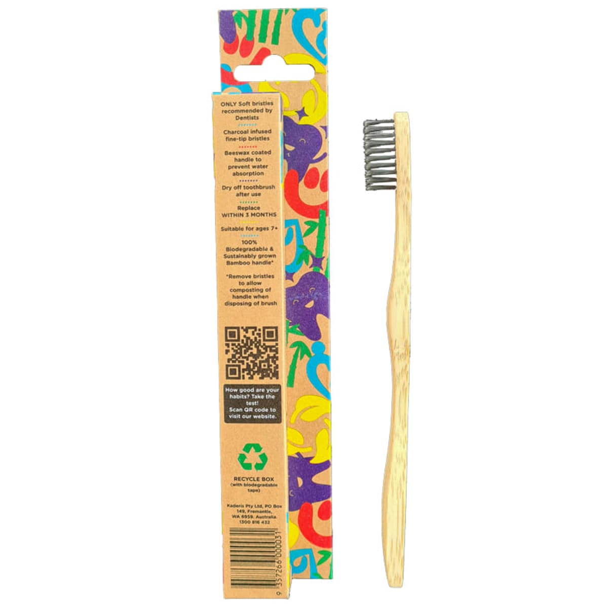 Kids Bamboo Toothbrush With Eco-Unique Identifiers